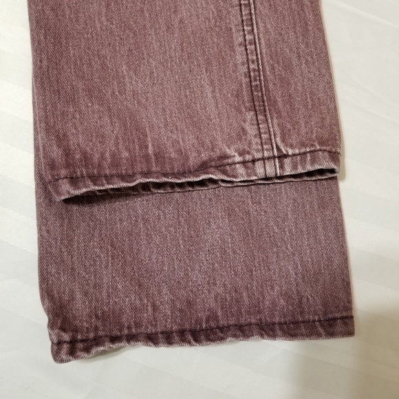 Men's Slim Fit Pink Burgandy Reese Jeans - Size 30 - Picture 9 of 12